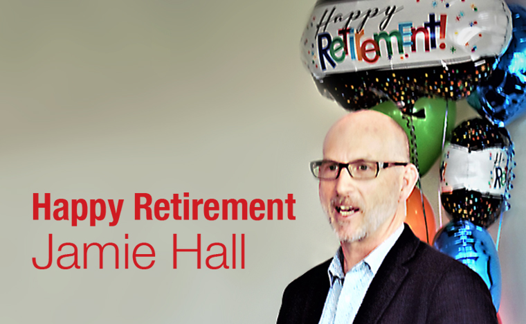 Happy Retirement Jamie Hall